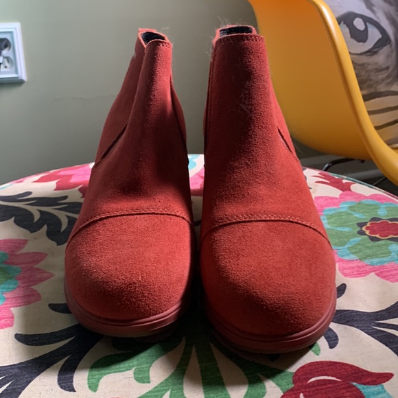 Warp Red Sorel Waterproof Ankle Booties 🧡❤️M-W - Picture 7 of 8